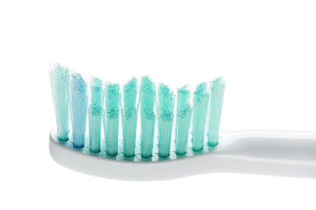 Electric Toothbrush isolated on a white background close up.の写真素材