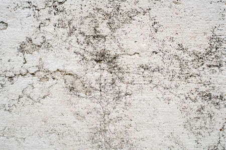 Gray background old cracked wall with texture.の写真素材