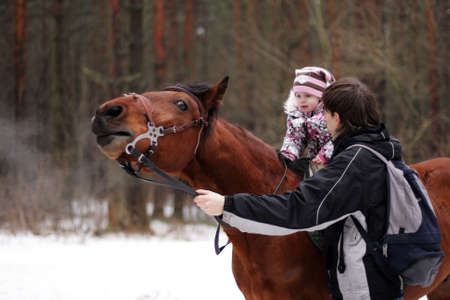 first experience - little riderの写真素材