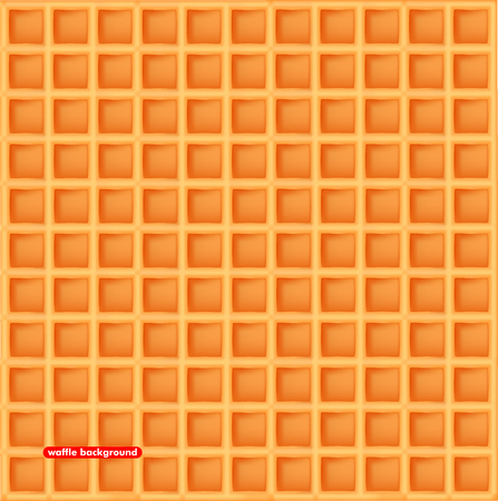 Vector Illustration sweet waffle background. The texture waferのイラスト素材