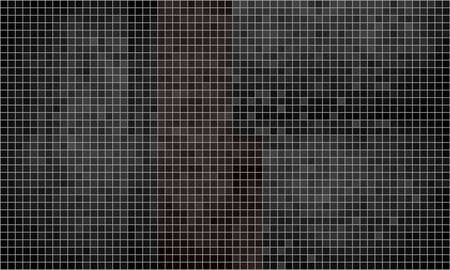 Black abstract grunge background - Illustration,  Mosaic grunge background,  Squares Of Light And Dark black,  Black shapes of mosaic styleのイラスト素材