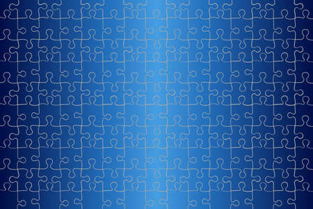 Blue abstract grunge puzzle background - illustrationのイラスト素材