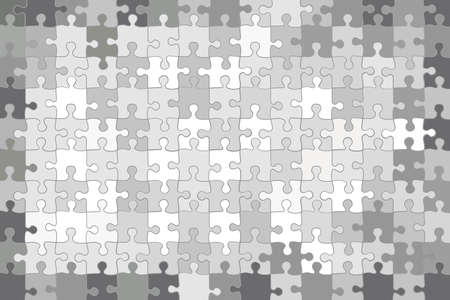 White grunge puzzle background - illustrationのイラスト素材
