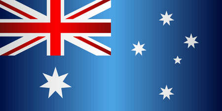 Grunge flag of Australia - Illustration,  Abstract Australia flagのイラスト素材