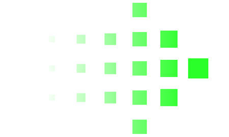 simple halftone arrow element design