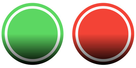 blank red and green icon backgrounds vectorsのイラスト素材