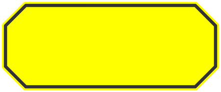 blank label banner design element vectorのイラスト素材