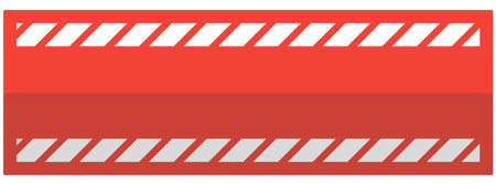 construction blank label design element vector with copy spaceのイラスト素材