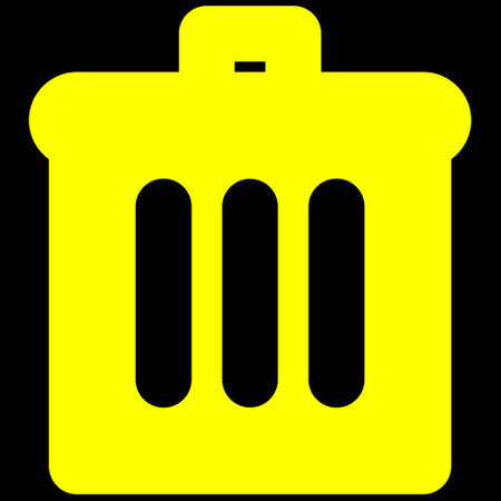 trash can icon, delete icon buttonのイラスト素材