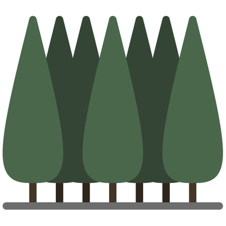 forest icon signのイラスト素材