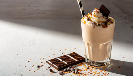 detailed photo of vanilla milkshakeの素材