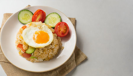 delicious fried rice photoの素材