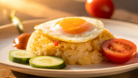 delicious fried rice photoの素材