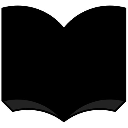 simple book icon vectorのイラスト素材