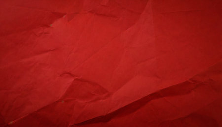 crumpled red paper backgroundの素材