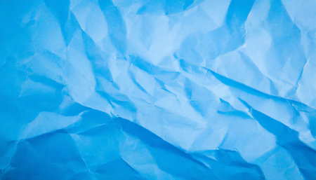crumpled blue paper backgroundの素材