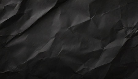 crumpled black paper backgroundの素材