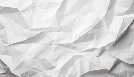 crumpled white paper backgroundの素材