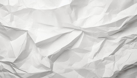 crumpled white paper backgroundの素材