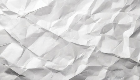 crumpled white paper backgroundの素材