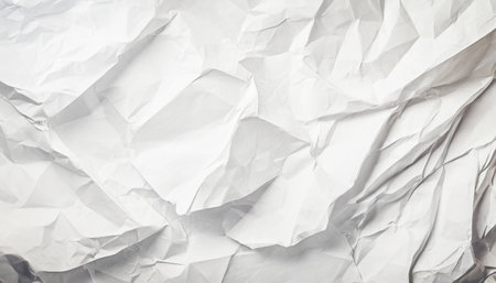 crumpled white paper backgroundの素材