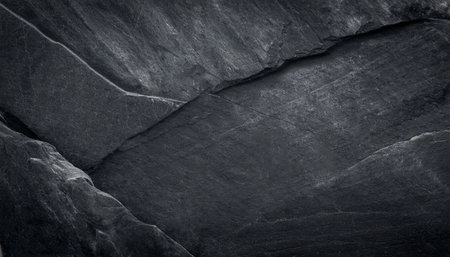 black textured stone backgroundの素材