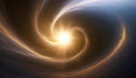 vortex background with lens flareの素材