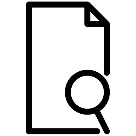 search document iconのイラスト素材