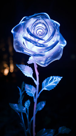 vertical glass rose backgroundの素材
