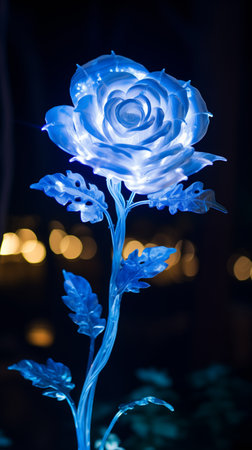 vertical glass rose backgroundの素材