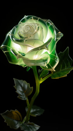 vertical glass rose backgroundの素材