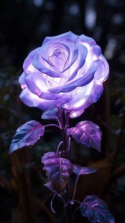 vertical glass rose backgroundの素材