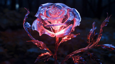 glass rose background and wallpaperの素材