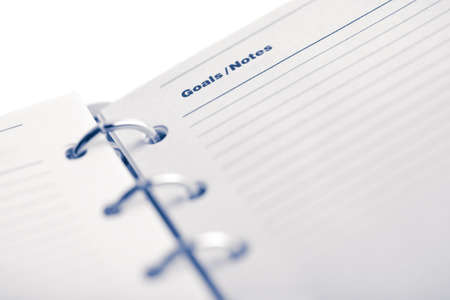 planner isolatedの写真素材
