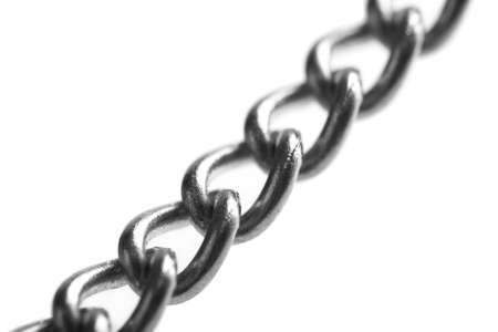 metal chain isolated