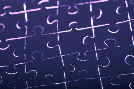 puzzle with burning edgesの写真素材