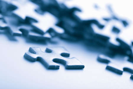 blue puzzle pieces 