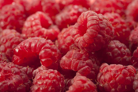 fresh raspberries background