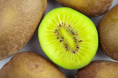 fresh kiwiの写真素材