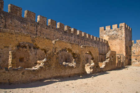 ancient fortress in Greeceの写真素材