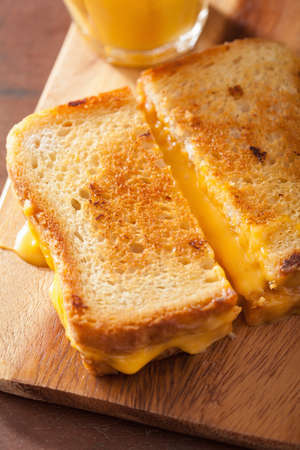 homemade grilled cheese sandwich for breakfast