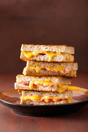 grilled cheese and bacon sandwich