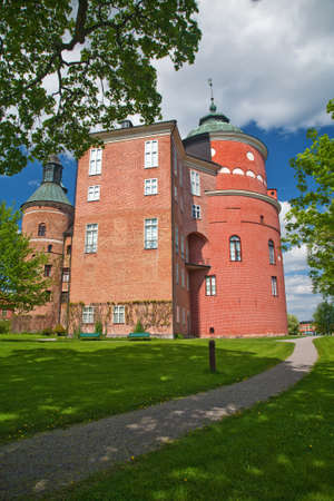 Gripsholm castle view in Swedenの写真素材