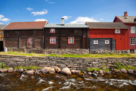 small town Roros in Norway