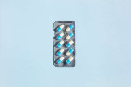 blister pills medicine. medical treatment for disease flu virus