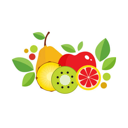Fruit icon  design. vector illustrationのイラスト素材