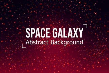 Space galaxy illustration vector abstract background designのイラスト素材