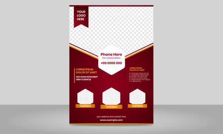 Restaurant menu background design templateのイラスト素材