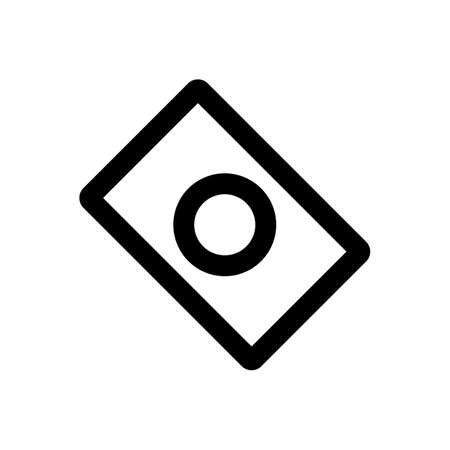 Money icon or symbol illustration on isolated background designのイラスト素材