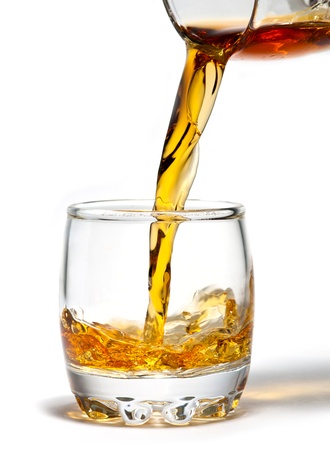 Flowing cognacの写真素材